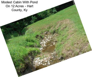 Modest Cabin With Pond On 12 Acres - Hart County, Ky