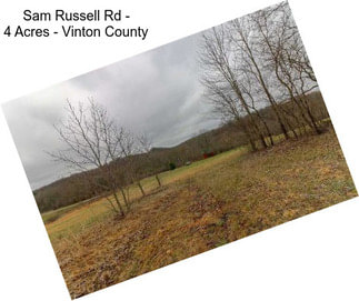 Sam Russell Rd - 4 Acres - Vinton County