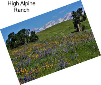 High Alpine Ranch