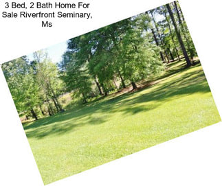 3 Bed, 2 Bath Home For Sale Riverfront Seminary, Ms