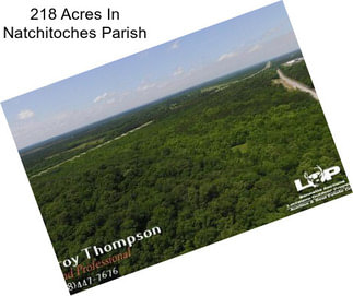 218 Acres In Natchitoches Parish