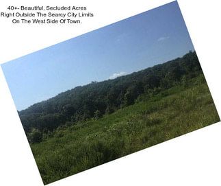 40+- Beautiful, Secluded Acres Right Outside The Searcy City Limits On The West Side Of Town.