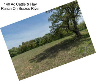 140 Ac Cattle & Hay Ranch On Brazos River