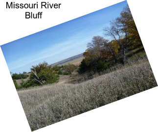 Missouri River Bluff
