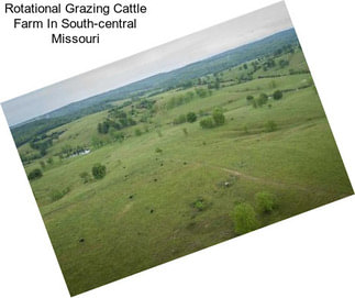 Rotational Grazing Cattle Farm In South-central Missouri