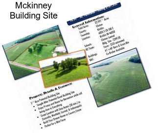Mckinney Building Site