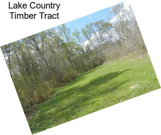 Lake Country Timber Tract