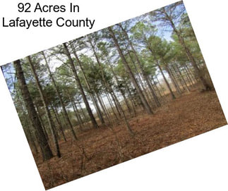 92 Acres In Lafayette County