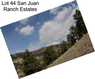 Lot 44 San Juan Ranch Estates