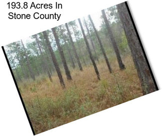 193.8 Acres In Stone County