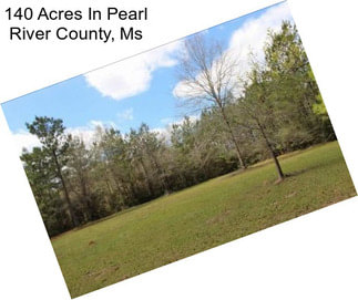 140 Acres In Pearl River County, Ms