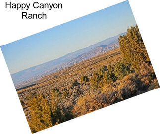 Happy Canyon Ranch