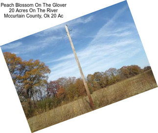 Peach Blossom On The Glover 20 Acres On The River Mccurtain County, Ok 20 Ac