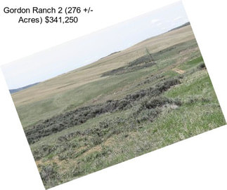 Gordon Ranch 2 (276 +/- Acres) $341,250