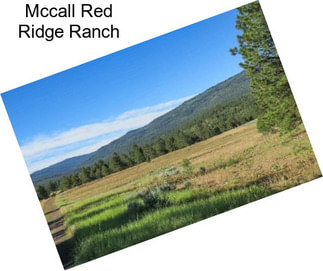 Mccall Red Ridge Ranch