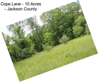 Cope Lane - 10 Acres - Jackson County