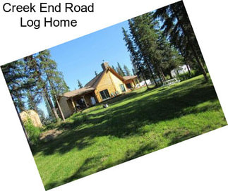 Creek End Road Log Home