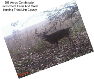 283 Acres Combination Investment Farm And Great Hunting Tract Linn County