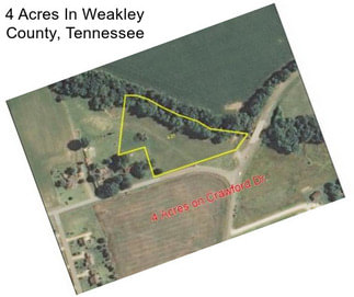4 Acres In Weakley County, Tennessee