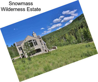 Snowmass Wilderness Estate