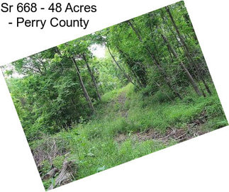 Sr 668 - 48 Acres - Perry County