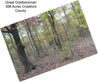 Great Outdoorsman 358 Acres Crawford County