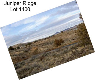 Juniper Ridge Lot 1400