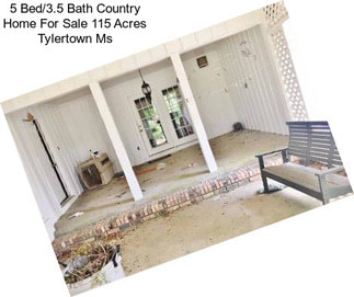 5 Bed/3.5 Bath Country Home For Sale 115 Acres Tylertown Ms