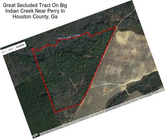 Great Secluded Tract On Big Indian Creek Near Perry In Houston County, Ga