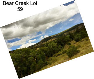 Bear Creek Lot 59