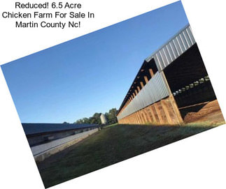 Reduced! 6.5 Acre Chicken Farm For Sale In Martin County Nc!