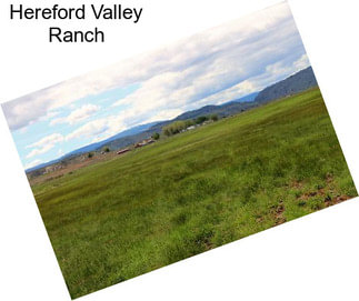 Hereford Valley Ranch