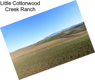 Little Cottonwood Creek Ranch
