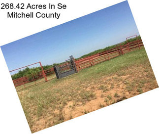 268.42 Acres In Se Mitchell County