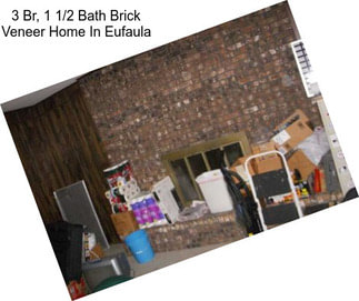 3 Br, 1 1/2 Bath Brick Veneer Home In Eufaula