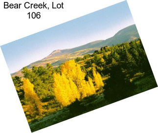 Bear Creek, Lot 106