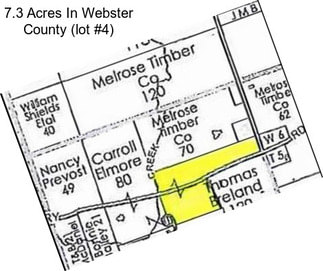 7.3 Acres In Webster County (lot #4)