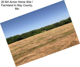 20 M/l Acres Home Site / Farmland In Ray County, Mo