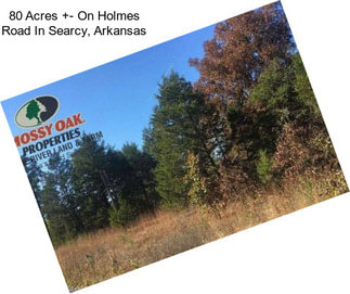 80 Acres +- On Holmes Road In Searcy, Arkansas