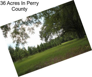 36 Acres In Perry County