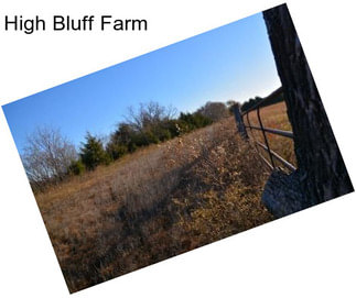 High Bluff Farm