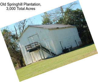 Old Springhill Plantation, 3,000 Total Acres