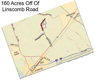 160 Acres Off Of Linscomb Road