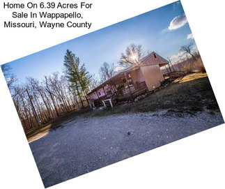 Home On 6.39 Acres For Sale In Wappapello, Missouri, Wayne County