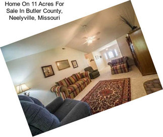 Home On 11 Acres For Sale In Butler County, Neelyville, Missouri