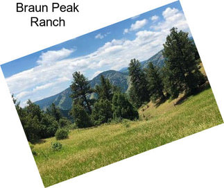 Braun Peak Ranch