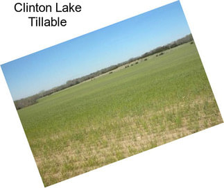 Clinton Lake Tillable