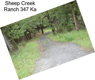 Sheep Creek Ranch 347 Ka