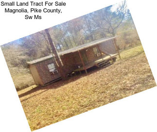 Small Land Tract For Sale Magnolia, Pike County, Sw Ms