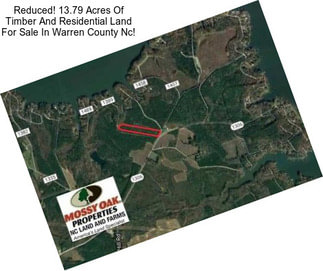 Reduced! 13.79 Acres Of Timber And Residential Land For Sale In Warren County Nc!